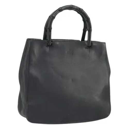 Pre-owned Leather Handbag - Gucci Vintage - Modalova