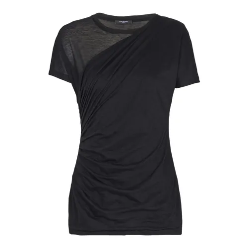 Draped T-shirt - Balmain - Modalova
