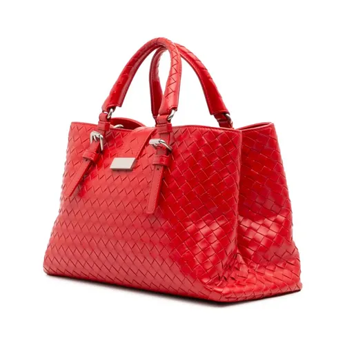 Pre-owned Leather Top Handle Bag - Bottega Veneta Vintage - Modalova