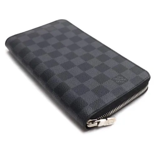 Pre-owned Zippy Organizer Damier Graphite Wallet - Louis Vuitton Vintage - Modalova