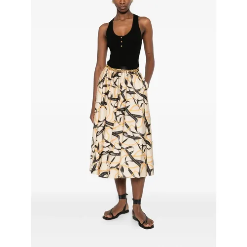 Midi Skirt - Elisabetta Franchi - Modalova