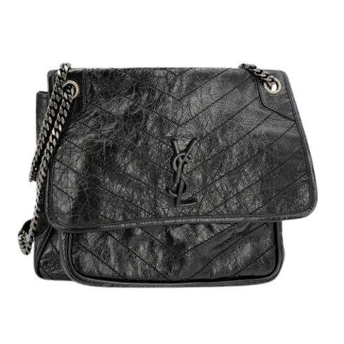 Pre-owned Leather Shoulder Bag - Saint Laurent Vintage - Modalova