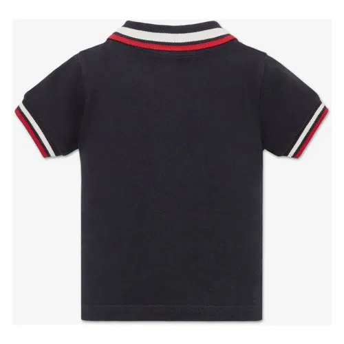 Logo Polo Shirt - Moncler - Modalova