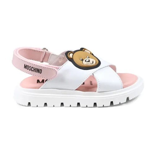 Cross-strap Platform Sandal - Moschino - Modalova