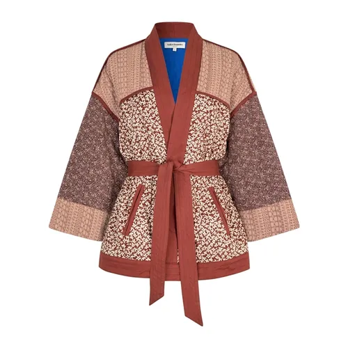 Chaqueta Kimono con Estampado Floral - Lollys Laundry - Modalova