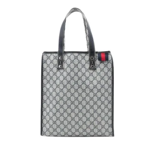 Pre-owned Canvas Tote Bag - Gucci Vintage - Modalova