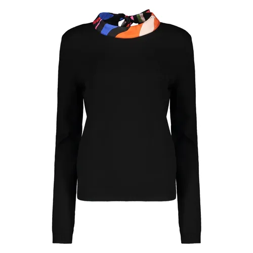Marmo Silk Collar Wool Jumper - Pucci - Modalova