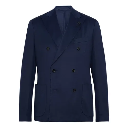 Double-breasted Jacket - Lardini - Modalova