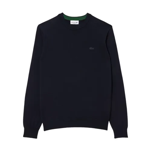Merino Wool Crew Neck Sweater - Lacoste - Modalova