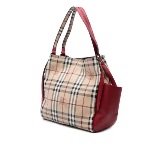 Pre-owned Canvas Shoulder Bag - Burberry Vintage - Modalova