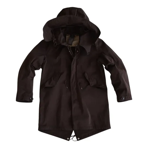 Dark Brown Parka Jacket - Ten C - Modalova
