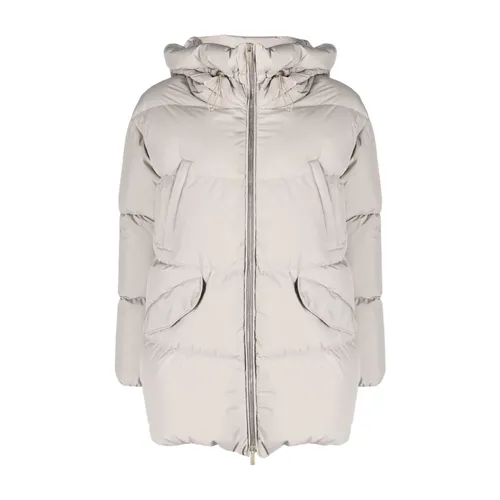 Grey Calliope Puffed Down Jacket - Moorer - Modalova