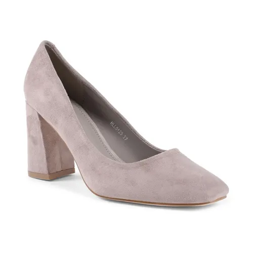 Beige Block Heel Pump - 19v69 Italia - Modalova