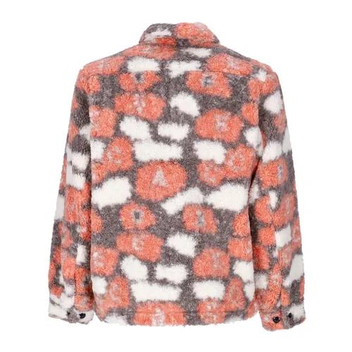 Sherpa Lined Jacket Orange Multi - Obey - Modalova