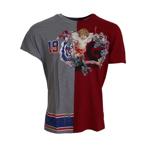 Floral Angels Crew-neck T-shirt - Dolce & Gabbana - Modalova