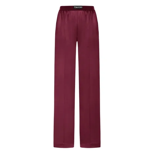 Trousers > Wide Trousers - - Tom Ford - Modalova
