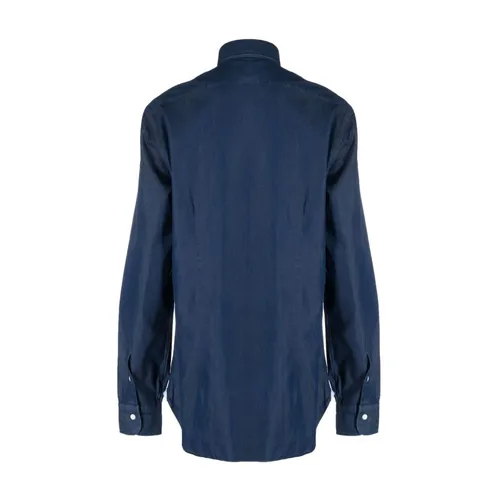Camicia Classica in Denim - Barba Napoli - Modalova
