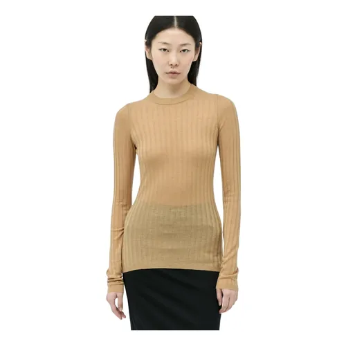 Ribbed Wool Crewneck Sweater - Sportmax - Modalova