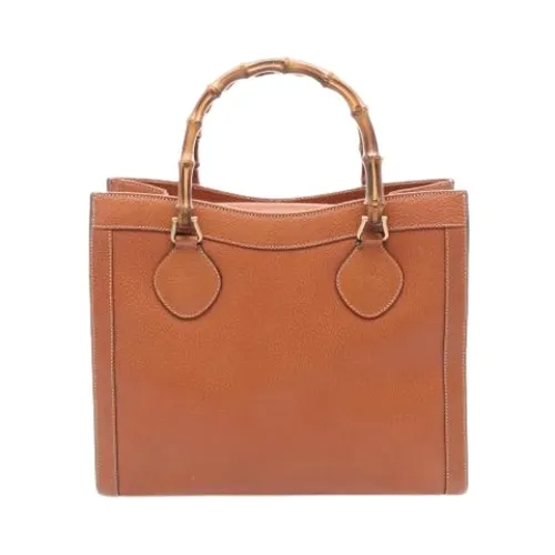 Pre-owned Leather Handbag - Gucci Vintage - Modalova