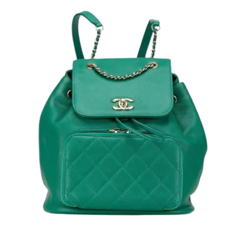Pre-owned Leather Backpack - Chanel Vintage - Modalova
