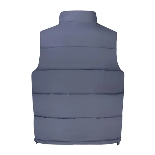 Blue Zip-Up Polyester Jacket with Pockets - Guess - Modalova