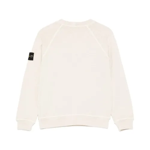 Felpa Girocollo Con Logo - Stone Island - Modalova