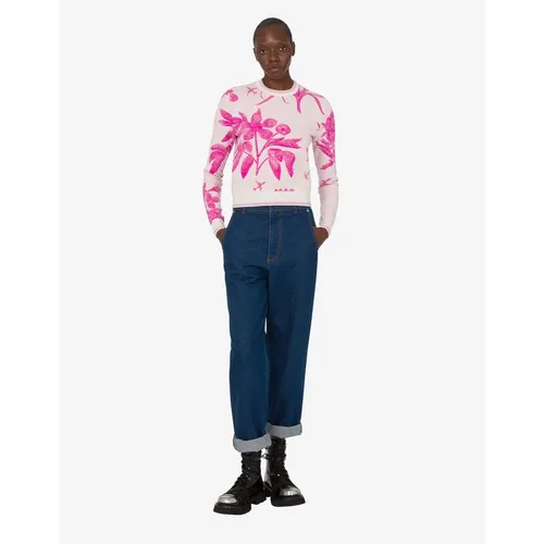 Stretch Wool Pullover - Moschino - Modalova