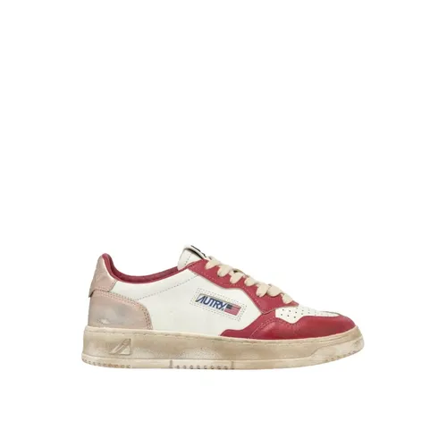 Vintage White Rose Copper Sneakers - Autry - Modalova