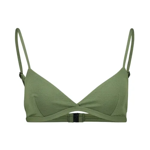 Safari Crinkle Triangle Bikini Top - Matteau - Modalova