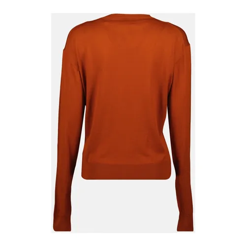 Orange Wool and Cashmere Sweater - Saint Laurent - Modalova