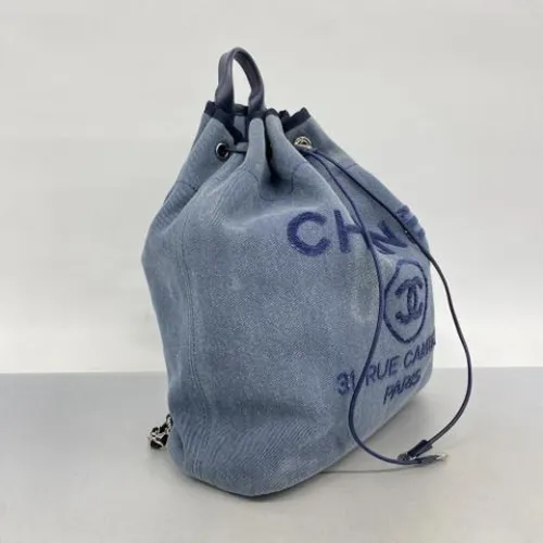 Pre-owned Denim Backpack - Chanel Vintage - Modalova