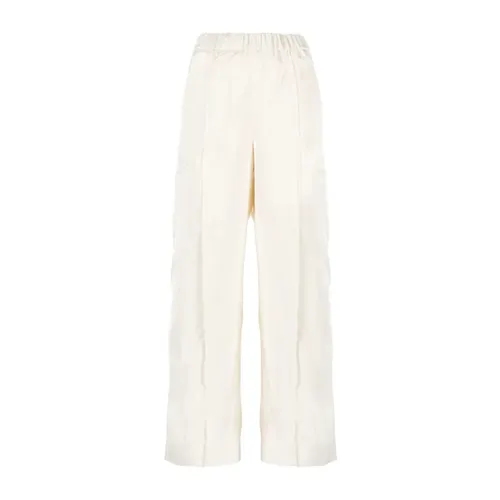 Beige Casual Trousers - Jil Sander - Modalova