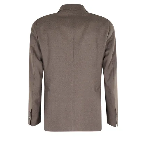 Hopsack Wool Monopetto - Tagliatore - Modalova