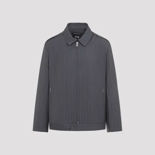 Pinstripe Refined Wool UT Blouson - Y-3 - Modalova