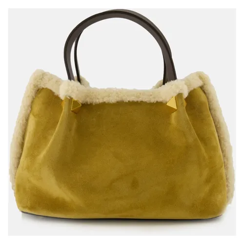Sheepskin Suede Tote Bag - Valentino Garavani - Modalova
