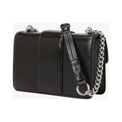 Black Shoulder Bag with Chain Strap - Armani Exchange - Modalova