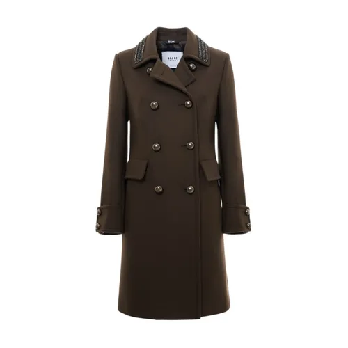 Coats > Double-Breasted Coats - - Bazar Deluxe - Modalova
