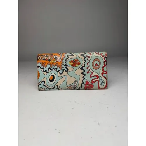 Pre-owned Leather Wallet - Emilio Pucci Pre-owned - Modalova