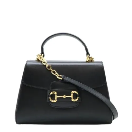 Pre-owned Leather Handbag - Gucci Vintage - Modalova