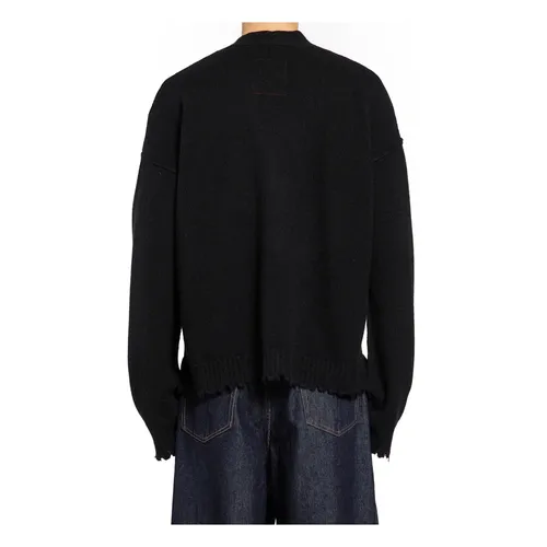 Frayed Buttoned Cardigan - UMA Wang - Modalova