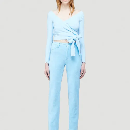 Knit-Stretch Pants with Button Fastening - Maisie Wilen - Modalova