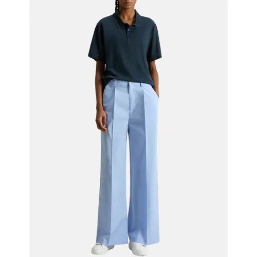 Wide Chino Trousers - Woolrich - Modalova