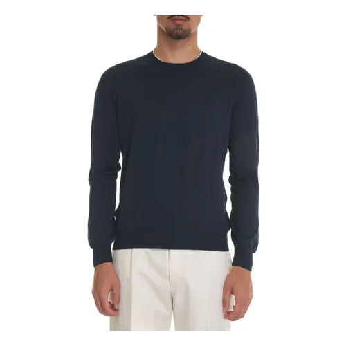 Cotton Round-necked Pullover - Gran Sasso - Modalova