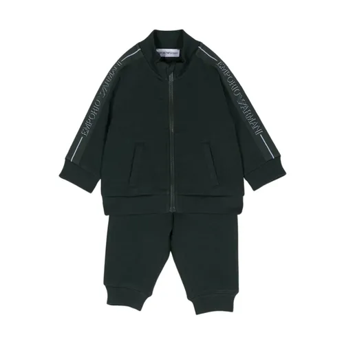 Long Sleeve Zipper Jogging Suit - Armani - Modalova