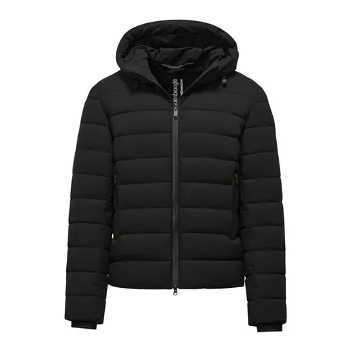 Stretch Down Jacket with Hood - BomBoogie - Modalova