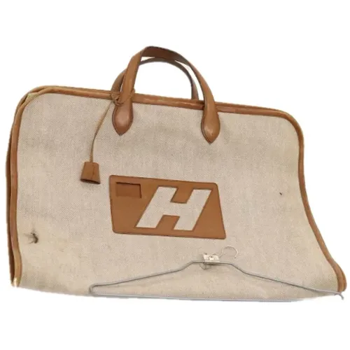Pre-owned Canvas travel-bags - Hermès Vintage - Modalova