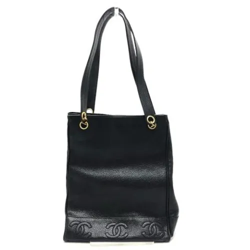 Pre-owned Vintage Leather Tote Bag - Chanel Vintage - Modalova