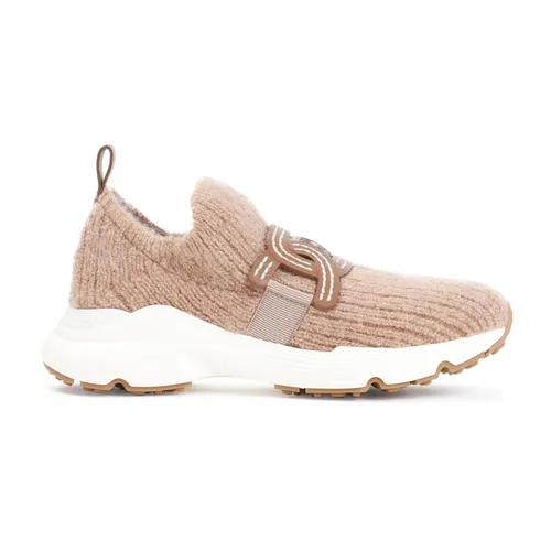 Neutral Knit Wool Sneakers - Tod's - Modalova