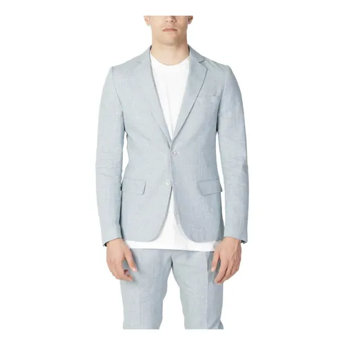 Blazer Verde Marl con Solapa - Antony Morato - Modalova