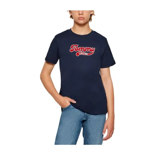 Blue Varsity Interlock T-shirt - Tommy Hilfiger - Modalova